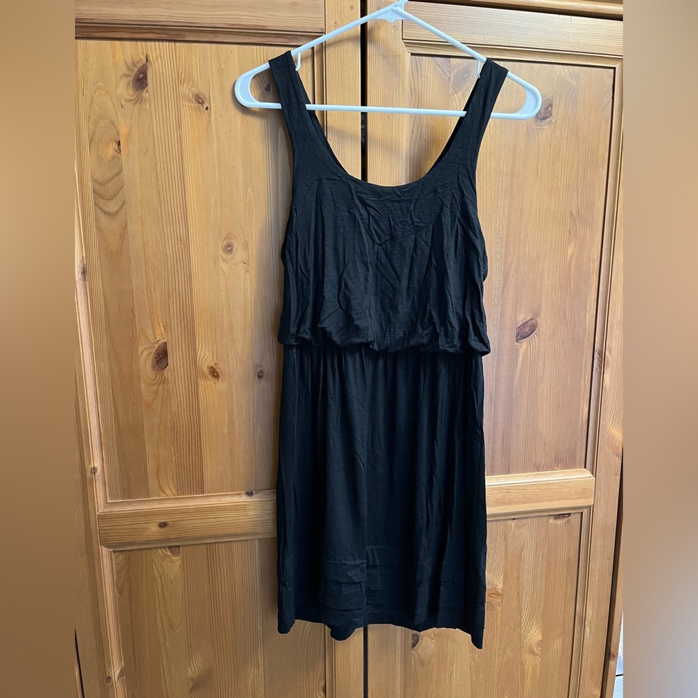 Lush black casual summer dress Nordstrom